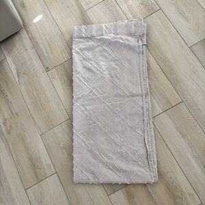 The Texture Collection NY Ivory 100% Cotton Textured Shower Curtain  72” X 72”